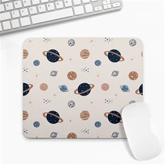 Space Planets Art Pattern Design Wallpaper Large Mousepad by Ravend