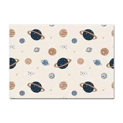 Space Planets Art Pattern Design Wallpaper Sticker A4 (100 Pack) by Ravend