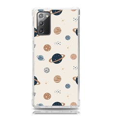 Space Planets Art Pattern Design Wallpaper Samsung Galaxy Note 20 Tpu Uv Case