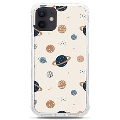 Space Planets Art Pattern Design Wallpaper Iphone 12 Mini Tpu Uv Print Case	