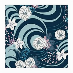 Flowers Pattern Floral Ocean Abstract Digital Art Medium Glasses Cloth by Ravend