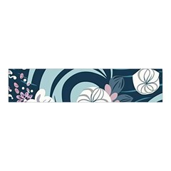 Flowers Pattern Floral Ocean Abstract Digital Art Velvet Scrunchie by Ravend