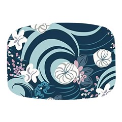 Flowers Pattern Floral Ocean Abstract Digital Art Mini Square Pill Box by Ravend