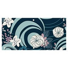 Flowers Pattern Floral Ocean Abstract Digital Art Banner And Sign 6  X 3  by Ravend