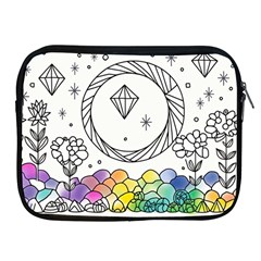 Rainbow Fun Cute Minimal Doodle Drawing Apple Ipad 2/3/4 Zipper Cases by Ravend