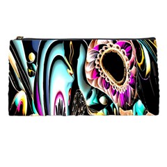 Garden Flower Nature Digital Art Abstract Pencil Case