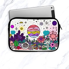 Rainbow Fun Cute Minimal Doodle Drawing Unique Apple Ipad Mini Zipper Cases by Ravend