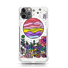 Rainbow Fun Cute Minimal Doodle Drawing Unique Iphone 11 Pro 5 8 Inch Tpu Uv Print Case by Ravend