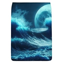 Moonlight High Tide Storm Tsunami Waves Ocean Sea Removable Flap Cover (s) by Ravend