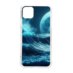 Moonlight High Tide Storm Tsunami Waves Ocean Sea Iphone 11 Pro Max 6 5 Inch Tpu Uv Print Case by Ravend