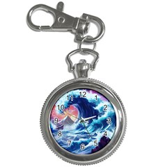 Storm Tsunami Waves Ocean Sea Nautical Nature Key Chain Watches