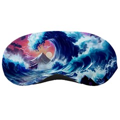 Storm Tsunami Waves Ocean Sea Nautical Nature Sleeping Mask