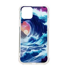 Storm Tsunami Waves Ocean Sea Nautical Nature Iphone 11 Pro 5 8 Inch Tpu Uv Print Case by Ravend