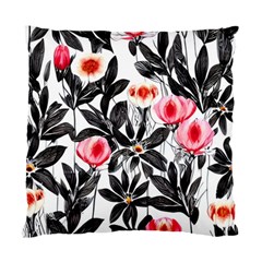 Beautiful Elegant Botanical Flowers Standard Cushion Case (two Sides) by GardenOfOphir