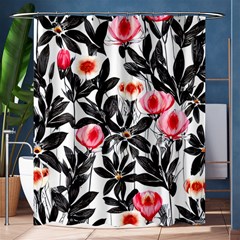 Beautiful Elegant Botanical Flowers Shower Curtain 60  X 72  (medium)  by GardenOfOphir