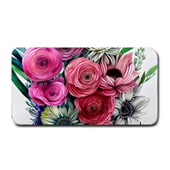 Charming Watercolor Flowers Medium Bar Mat by GardenOfOphir