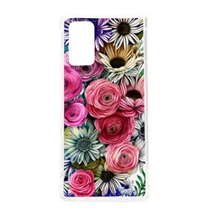 Charming Watercolor Flowers Samsung Galaxy Note 20 Tpu Uv Case by GardenOfOphir