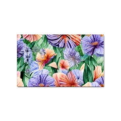 Amazing Watercolor Flowers Sticker Rectangular (10 Pack) by GardenOfOphir