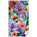 Amazing Watercolor Flowers Canvas 40  x 72  39.28 x69.23  Canvas - 1