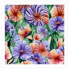 Amazing Watercolor Flowers Medium Glasses Cloth (2 Sides) by GardenOfOphir