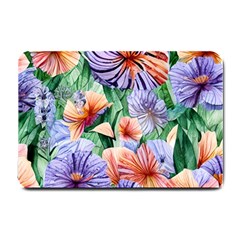 Amazing Watercolor Flowers Small Doormat by GardenOfOphir