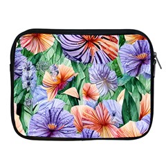 Amazing Watercolor Flowers Apple Ipad 2/3/4 Zipper Cases by GardenOfOphir