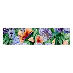 Amazing Watercolor Flowers Banner And Sign 4  X 1  by GardenOfOphir