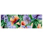 Amazing Watercolor Flowers Banner and Sign 12  x 4  Front