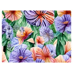 Amazing Watercolor Flowers Premium Plush Fleece Blanket (extra Small) by GardenOfOphir