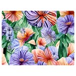 Amazing Watercolor Flowers Premium Plush Fleece Blanket (Extra Small) 40 x30  Blanket Front