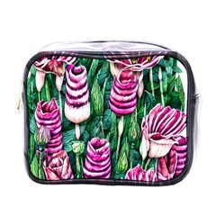 Attractive Watercolor Flowers Mini Toiletries Bag (one Side) by GardenOfOphir