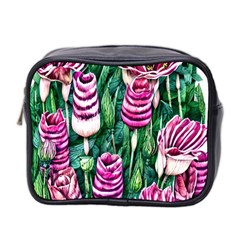 Attractive Watercolor Flowers Mini Toiletries Bag (two Sides) by GardenOfOphir