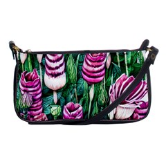 Attractive Watercolor Flowers Shoulder Clutch Bag by GardenOfOphir