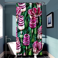 Attractive Watercolor Flowers Shower Curtain 36  X 72  (stall)  by GardenOfOphir