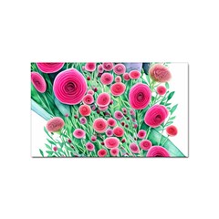 Bounty Of Brilliant Blooming Blossoms Sticker (rectangular) by GardenOfOphir