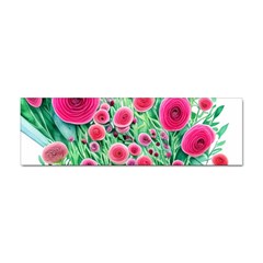 Bounty Of Brilliant Blooming Blossoms Sticker (bumper) by GardenOfOphir