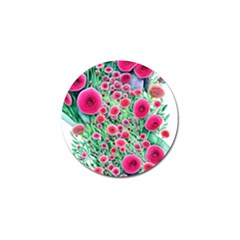 Bounty Of Brilliant Blooming Blossoms Golf Ball Marker (4 Pack) by GardenOfOphir