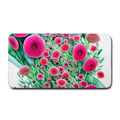 Bounty Of Brilliant Blooming Blossoms Medium Bar Mat by GardenOfOphir