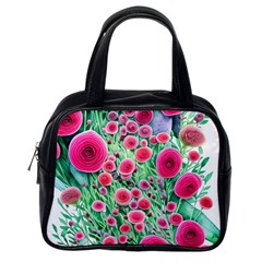 Bounty Of Brilliant Blooming Blossoms Classic Handbag (one Side) by GardenOfOphir