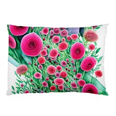 Bounty Of Brilliant Blooming Blossoms Pillow Case by GardenOfOphir