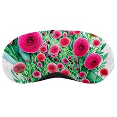 Bounty Of Brilliant Blooming Blossoms Sleeping Mask by GardenOfOphir