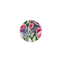 Captivating Coral Blooms 1  Mini Buttons by GardenOfOphir