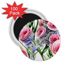 Captivating Coral Blooms 2 25  Magnets (100 Pack)  by GardenOfOphir