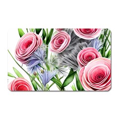 Captivating Coral Blooms Magnet (rectangular) by GardenOfOphir