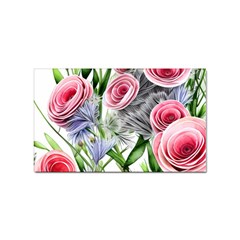 Captivating Coral Blooms Sticker Rectangular (10 Pack) by GardenOfOphir