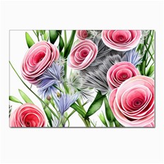 Captivating Coral Blooms Postcard 4 x 6  (pkg Of 10) by GardenOfOphir