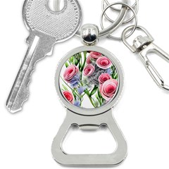 Captivating Coral Blooms Bottle Opener Key Chain by GardenOfOphir