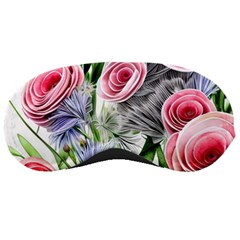 Captivating Coral Blooms Sleeping Mask by GardenOfOphir