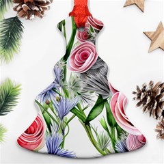 Captivating Coral Blooms Ornament (christmas Tree)  by GardenOfOphir