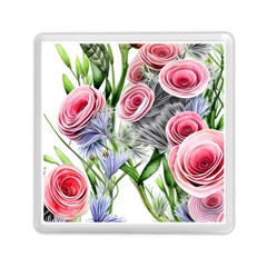 Captivating Coral Blooms Memory Card Reader (square) by GardenOfOphir